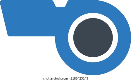 Whistle Vector illustration on a transparent background.Premium quality symbols.Glyphs vector icon for concept and graphic design.