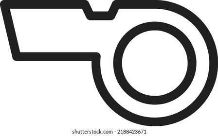 whistle Vector illustration on a transparent background.Premium quality symmbols.Stroke vector icon for concept and graphic design.
