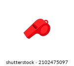 Whistle vector isolated icon. Emoji illustration. Whistle vector emoticon