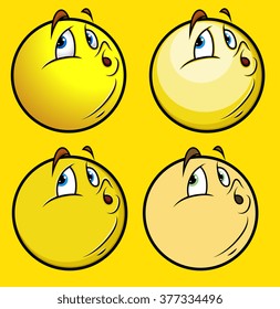 Whistling Emoticon Set