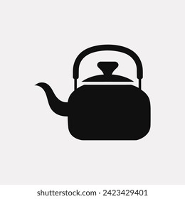 Whistling kettle icon - Simple Vector Illustration
