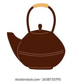 Whistling kettle resting on a kitchen countertop during afternoon tea preparation
