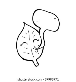 whistling leaf cartoon