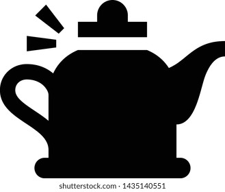 Whistling Tea Kettle Vector Icon