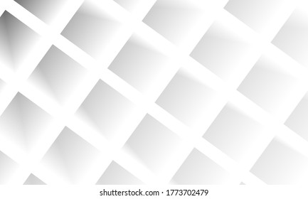 Whit and gray Geometric Gradient Shape background. 3d background design.