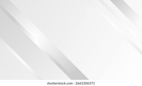 Fondo moderno geométrico 3d blanco