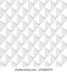 white 3d geometric seamless background