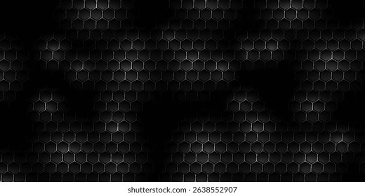 White 3d hexagonal technology vector abstract background. Blue bright energy flashes under hexagon in modern technology futuristic background vector illustration. White honeycomb texture grid.