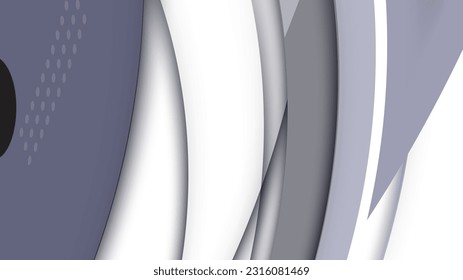 weißes 3D-modernes Hintergrunddesign, Vektorgrafik