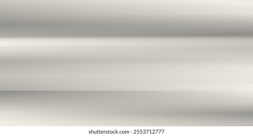 White 3d texture waves curve backround. Abstract vector pattern with copy space. Liquid wave texture, smooth drapery wallpaper. Wavy design for banner, card, postcard, backdrop.