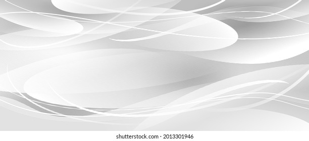 White abstract background banner design vector illustration
