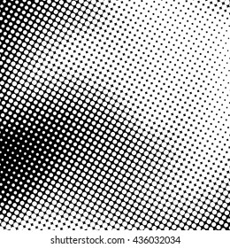 White abstract background with black and white halftone texture, dotwork, circles pattern for design concepts, banners, posters, wallpapers, web, presentations and prints. Vector illustration.