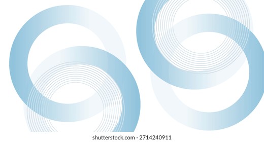 Fondo abstracto blanco con círculo azul. decoración de puntos de semitono. Moderna Plantilla de Anuncio. Concepto de tecnología de futuro digital. vector	