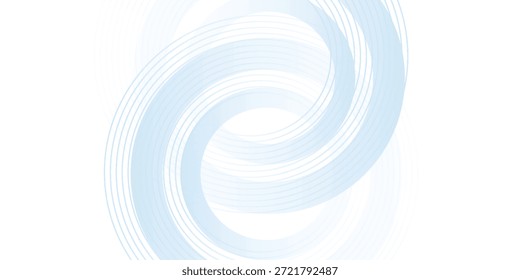 Weißer abstrakter Hintergrund mit blauem Kreis. Rasterpunkte Dekoration. Moderne Banner-Vorlage. Digitales Zukunftstechnologie-Konzept. Vektor	
