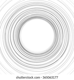 White abstract background with circles. Vector paper illustration.