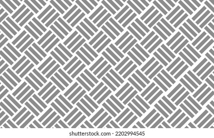 white abstract background with crosshatch and seamless pattern. geometric style - stock vector.	