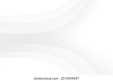 White abstract background with curve lines