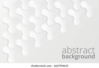 White abstract background design with white and gray color