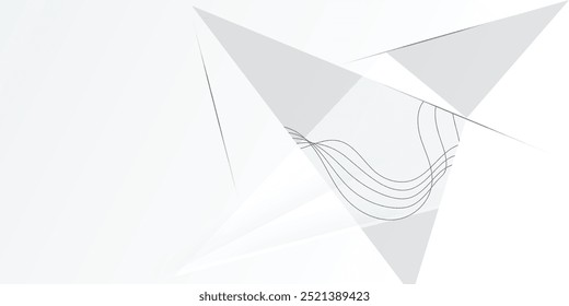white abstract background design line art style. Decorative web layout or posters, banners, flyers.
