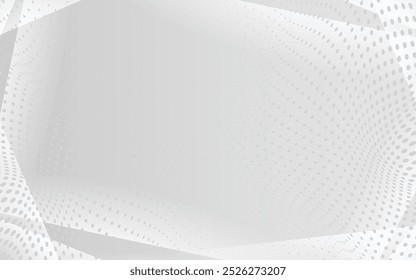 Estilo de arte de línea de diseño de fondo abstracto blanco. Patrón de líneas modernas. Concepto futurista. Diseño geométrico mínimo. Diseño de Web decorativo o carteles, Anuncios, volantes.