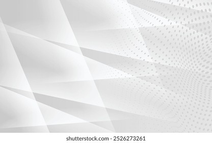 White abstract background design line art style. Modern lines pattern. Futuristic concept. Minimal geometric design. Decorative web layout or posters, banners, flyers.