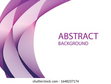 White abstract background for designers. Advertisement banner with abstract shapes.