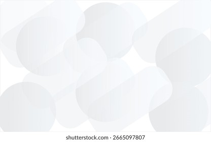 White abstract background with diagonal rounded shape elements. Minimalist geometric. Modern design.  cover, banner, brochure, header, presentation, website, corporate, 