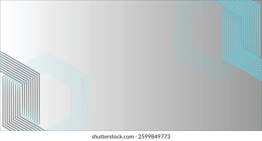 White abstract background with double dynamic wavy hexagon texture. modern background for wallpaper, poster, modern banner 