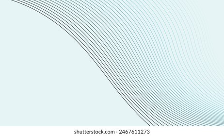 White abstract background with dynamic curve line