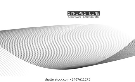 White abstract background with dynamic curve line