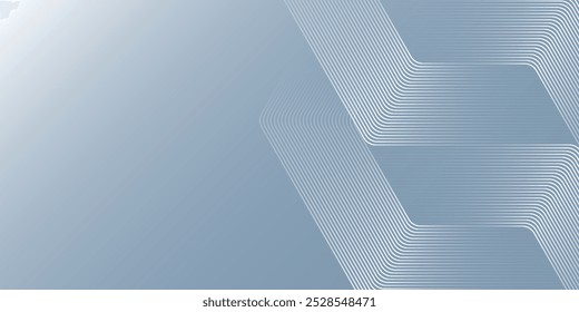 White abstract background with dynamic wavy hexagon texture. suitable for wallpaper, poster, banner simple art modern