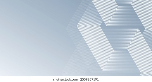 White abstract background with dynamic wavy hexagon texture. suitable for wallpaper simple