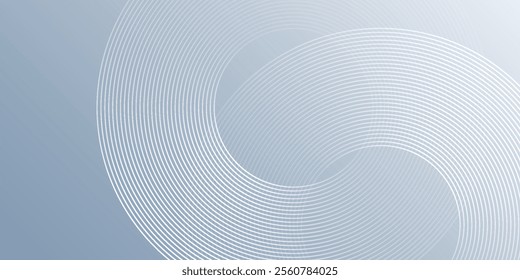 White abstract background with dynamic wavy circle texture. suitable for wallpaper art