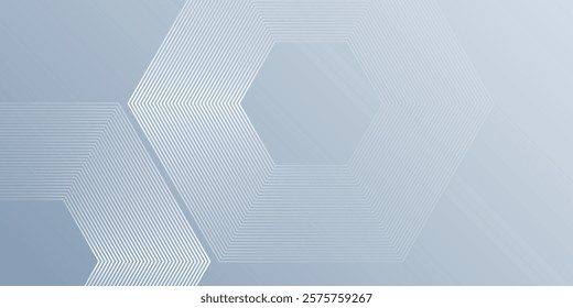 White abstract background with dynamic wavy hexagon texture. suitable for wallpaper art simple design