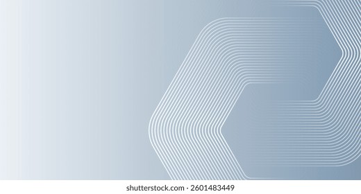 White abstract background with dynamic wavy hexagon texture. suitable for wallpaper, poster, banner simple