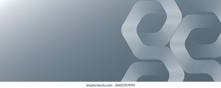 White abstract background with dynamic wavy hexagon texture. suitable for wallpaper simple