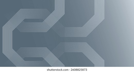 White abstract background with dynamic wavy hexagon texture. suitable for wallpaper, poster, banner simple art modern