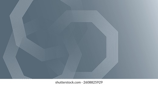 White abstract background with dynamic wavy hexagon texture. suitable for wallpaper, poster, banner simple art modern