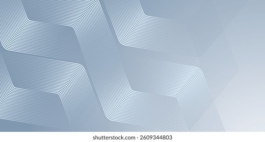 White abstract background with dynamic wavy hexagon texture. suitable for wallpaper simple. eps 10