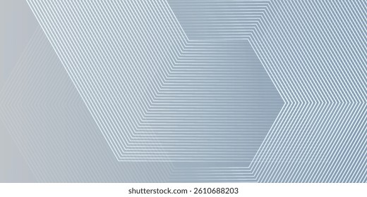 White abstract background with dynamic wavy hexagon texture. suitable for wallpaper  poster  banner simple art 