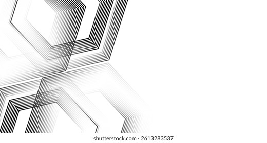 White abstract background with dynamic wavy hexagon texture. suitable for wallpaper simple modern