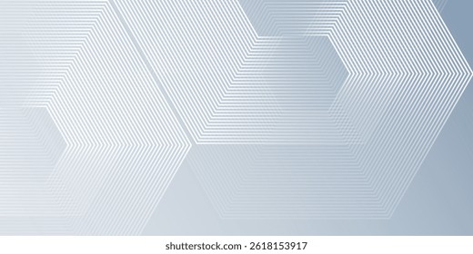 Fundo abstrato branco com textura de hexágono ondulado dinâmico. adequado para papel de parede simples abstrato moderno