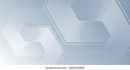 Fondo abstracto blanco con textura hexagonal ondulada dinámica arte simple moderno abstracto