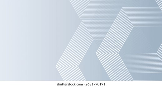 White abstract background with dynamic wavy hexagon texture. suitable for wallpaper simple vector illustration