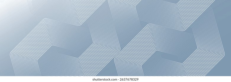 White abstract background with dynamic wavy hexagon texture. suitable for wallpaper, poster, banner simple eps10