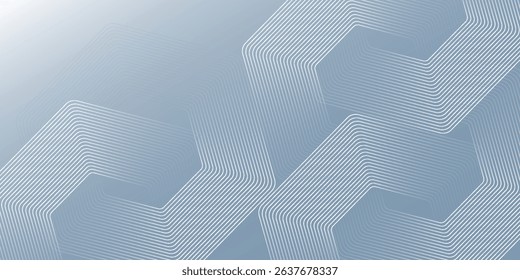 White abstract background with dynamic wavy hexagon texture. suitable for wallpaper, poster, banner simple eps10