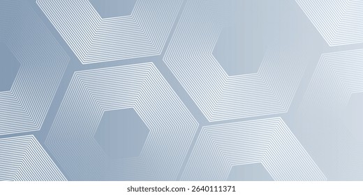 White abstract background with dynamic wavy hexagon texture. suitable for wallpaper art simple design. eps 10