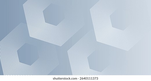 White abstract background with dynamic wavy hexagon texture. suitable for wallpaper art simple design. eps 10