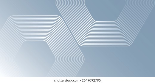 White abstract background with dynamic wavy hexagon texture. suitable for wallpaper modern
