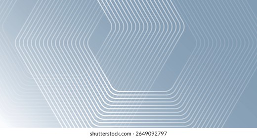 Fundo abstrato branco com textura de hexágono ondulado dinâmico. adequado para papel de parede moderno abstrato